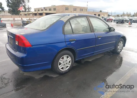 2005 Honda Civic Dx Vp from USA, damaged, VIN 2HGES163X5H597539
